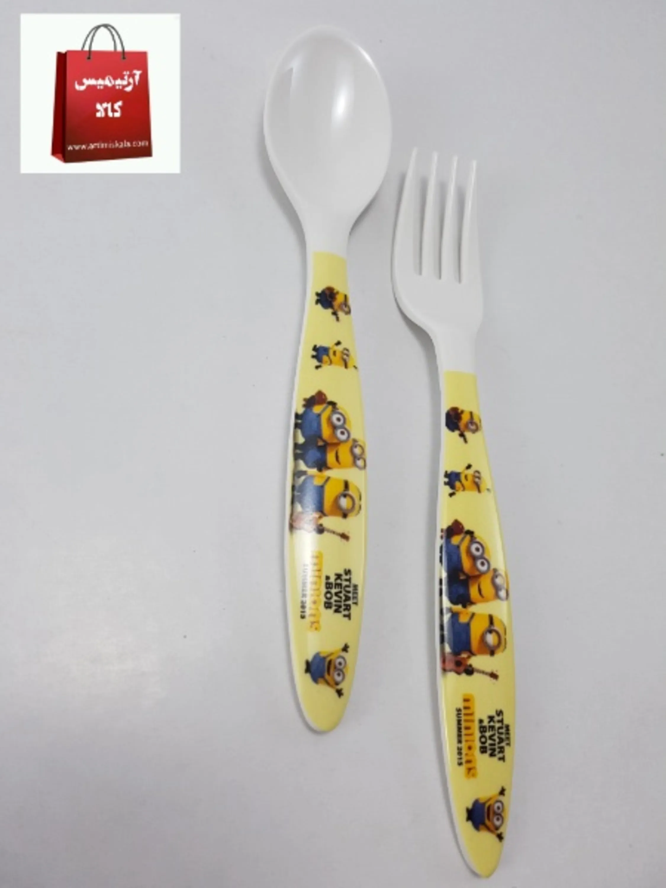 قاشق چنگال ملامین مینیون